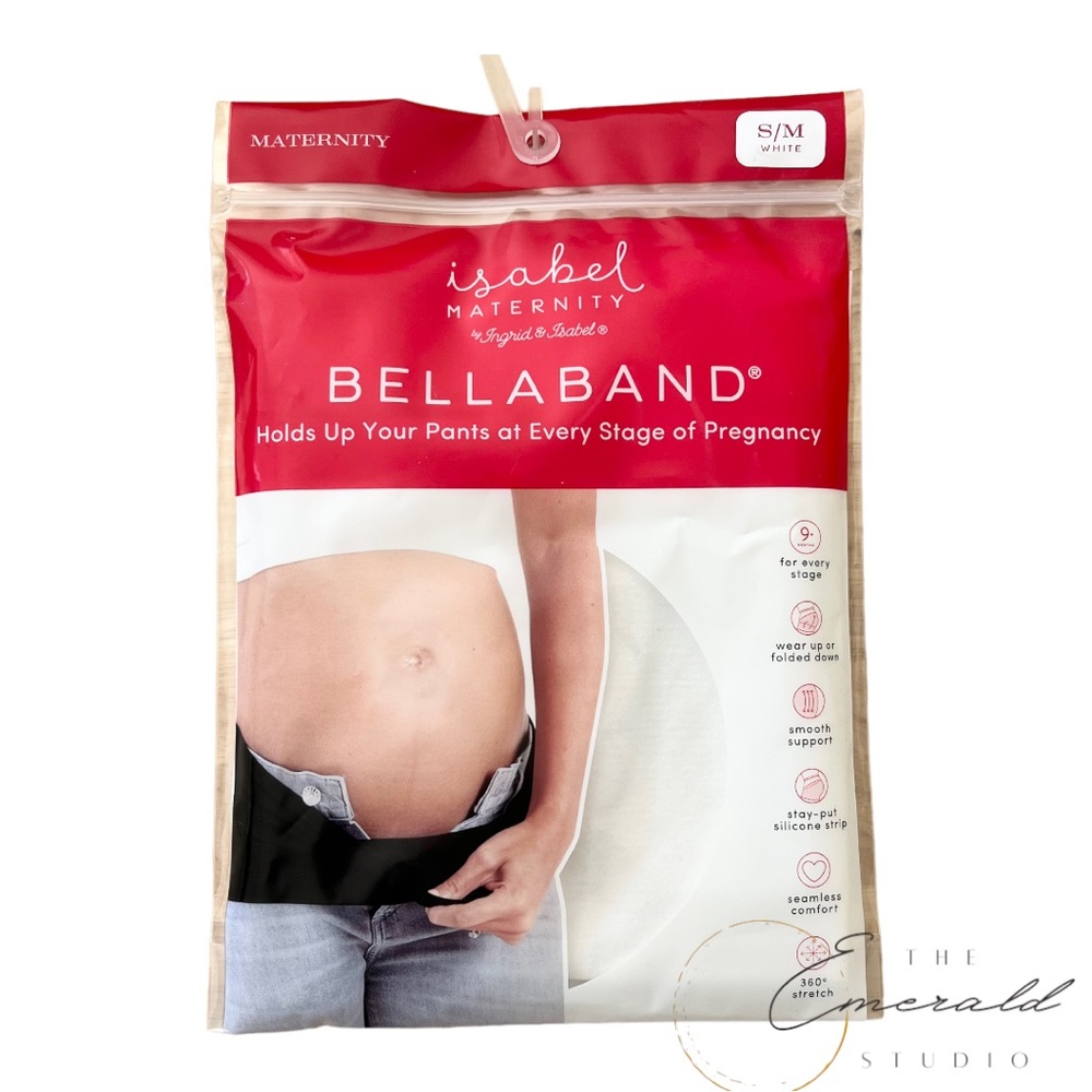 Isabel Maternity Bellaband White Small/Medium